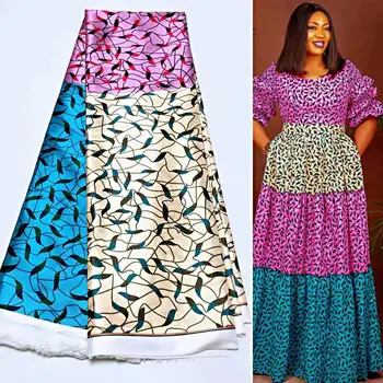 5yard āfrikas auduma karstā pārdošanas satīna zīda auduma jaunāko dizainu, dubaija auduma nigērijas mežģīņu kleita sievietēm