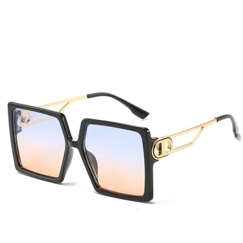 Āra Laka Gafas Lielgabarīta Sunglass Sieviešu Rāmi Luksusa Dizaineru, Saules Brilles Ēnā Vīriešu Briļļu Vintage Retro Oculo MN110