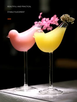 Karstā Pārdošanas Nelegālo Kokteilis Putnu Stikla Dizains Vīna Glāzi, Ko Izmanto Dažādos Dzērienu Iespējas Ikdienas Vai Formālā Vidē