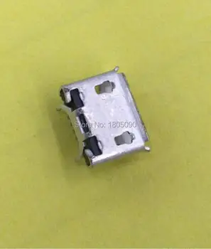 10pcs Micro USB 5pin Jack Vērša ragu 5.5*4.85 mm Mini usb Savienotājs DIP4 par 8600 Mobilo telefonu uzlādes asti ligzda