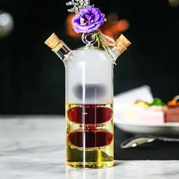 Radošā Dubultā Caurule Stikla Kausa Pārredzamu Mandarīnu Pīle Martini Kokteilis Stikla Pusei, Kafijas Bārs Vīna Pudele Lemta Drinkware
