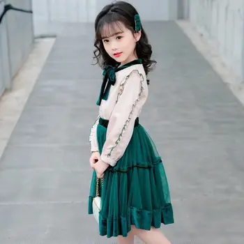 VIDMID Meitene apģērbu komplekti Bērnu apģērbu meitenes, pavasaris ir 2021. jauni tērpi korejiešu stilā, ārvalstu bērnu P4542