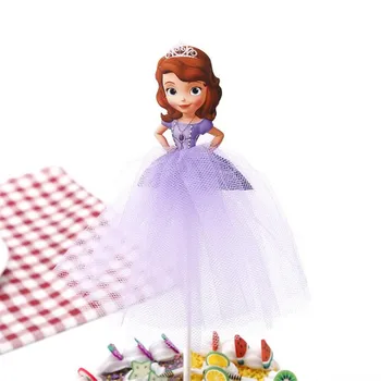 25pcs Karikatūra Princess Birthday Party Apdare Cupcake Kūka Topper Meitenēm Happy Birthday Party Bērnu Duša Kūka Piederumi