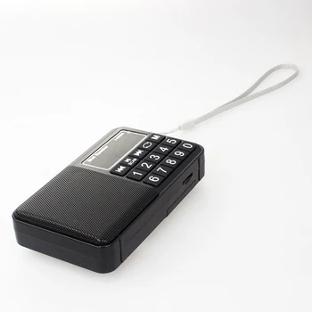 PIEAUGUMS-L-238SW Mini Portable Digital Multi Pilnu Joslu, Fm Am Mw / Sw Radio Uztvērējs Atbalsta Tf Kartes un USB Flash Drive
