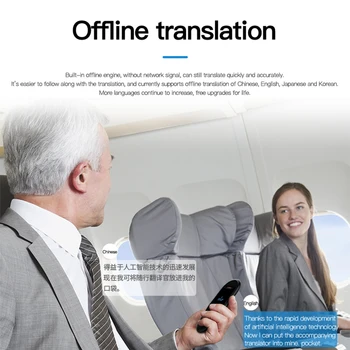 Smart Instant Balss Foto Skenēšana Tulkotājs, 2,4 Collu skārienjutīgais Ekrāns, Wifi Atbalsts Offline Portable Multi-valodas Tulkošanas
