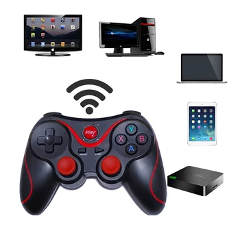 Ir 2021. T3 X3 Bezvadu Kursorsviru Gamepad PC Spēļu Kontrolleris Mobilo Tālruni, Tabletes TV Kastes Turētājs Atbalsta Bluetooth BT3.0 Kursorsviru