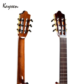 Kaysen 36 collu Klasiskā Ģitāra Augstas kvalitātes masīvkoka 6 stīgas finiera Egļu Rožkoka Profesiju Guitarra Instrumentu CGT102