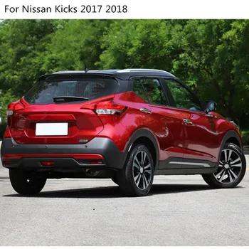 Auto ABS Chrome Atpakaļ Atpakaļskata Sānu Atpakaļskata Spogulis Cover Stick Apgriezt Kadru Lampas Kapuci 2gab Par Nissan Kicks 2017 2018 2019 2020