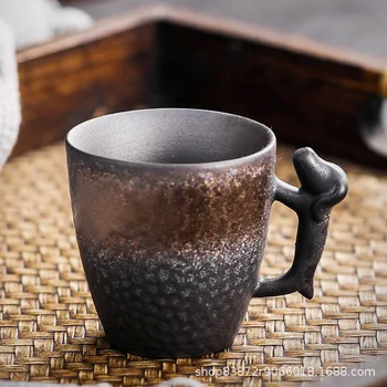 Jauns produkts Japāņu stila keramikas espresso kafijas tasi master teacup retro tējas tase, kas piemērots dāvanas un ģimenes rotājumi