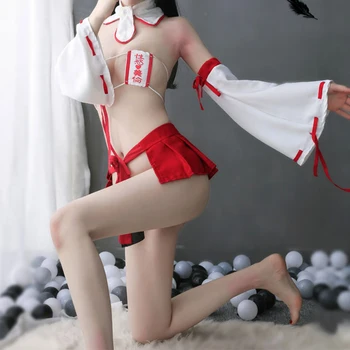 Anime Iedomātā Vienotu Sexy Bikini Apakšveļa, Drēbes, Uzstādīt Velns Apakšveļa Halloween Lomu Kostīmi Vīriešu Japāņu Ragana Cosplay