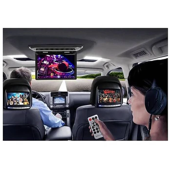 10.1 Collu Auto Flip Leju Monitors 1080P HD Atskaņotājs FM Ultra Plānas Auto DVD Atskaņotājs, 2-virzienu Video Ievades Automašīnas Jumta, LCD displejs