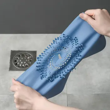 Silikona Anti-blocking Grīdas Drenāžas Vāciņu Kanalizācijas Dezodorants Anti-matu Filtrs Paklājiņš, Vannas Produkti Matu Aizbāžņi Catchers