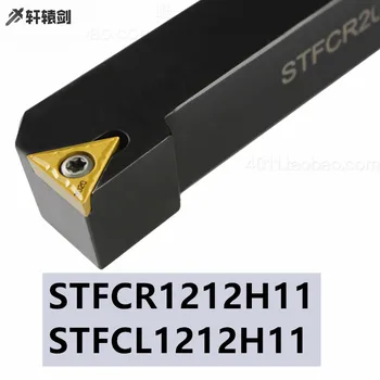 1PC STFCR 1212H11 STFCL1212H11 Ārējās Virpošanas Instrumentu Turētāja Kontūru Izmanto Karbīda Ieliktņiem TCMT Virpu, Kuteri