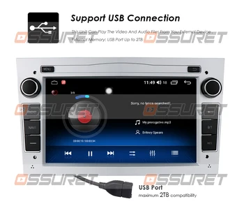 2GB+32GB Android 10 Opel GPS Multimedia Auto Radio, Video Atskaņotājs, Navigācija 7