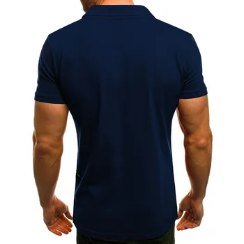 Modes Personību Zīmolu Vīriešu Cietā Gadījuma T Krekls Casual Slim Īsām Piedurknēm, Kabatām Smart Casual T Krekls Top Camiseta Ombre#40