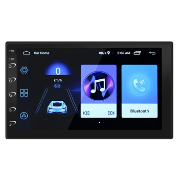 2 Din Android 10.0 Auto Radio Multimediju Video Atskaņotājs Dubultā Stereo, GPS, FM Radio, Wifi Spēlētājs Head Unit 7 collu Ekrāns