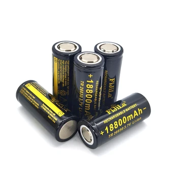 Ir 2021. Jaunas baterijas 26650 uzlādējams akumulators 50A litija akumulators 3,7 V 18800mA Piemērots elektroinstrumenti