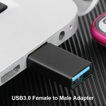 USB 3.0 Ligzda Ligzda Extender Adapteri PC Datoru, Telefonu USB A-S/M, M/M, F/F Savienotājs Konvertētājs