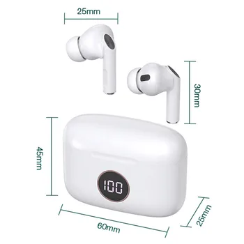 Karstā TWS Bezvadu Bluetooth 5.1 Austiņas Earbuds ar ANC Trokšņu Slāpēšanas Austiņām Augstas Kvalitātes Bezvadu Austiņām.