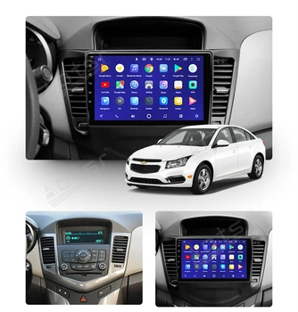 Par Chevrolet CRUZE 2012-Android 10 Auto Lentes Radio Diktofons Multimediju Atskaņotājs, Stereo, GPS Navi Video PX6 Vadītājs Vienību Nr. 2 din