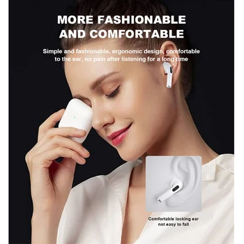 Jauninājumus Mini Pro 4 Tws Bezvadu Austiņas Fone Bluetooth Austiņas Dual Savienojumu HiFi Stereo Ūdensizturīgs Iphone OPPO