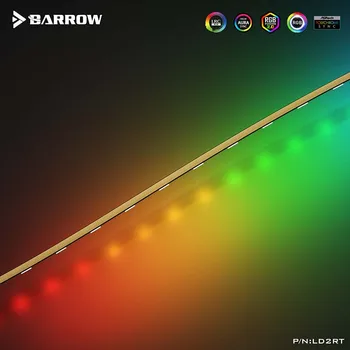 Barrow vairāku krāsu led RGB slokšņu 5V ūdens pierādījums 50cm/100cm aurora apgaismes piederumi ūdens dzesēšanas LD2RT-50/LD2RT-100